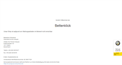Desktop Screenshot of bettenklick.de