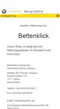 Mobile Screenshot of bettenklick.de